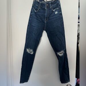 Size 8 high rise jegging from American eagle